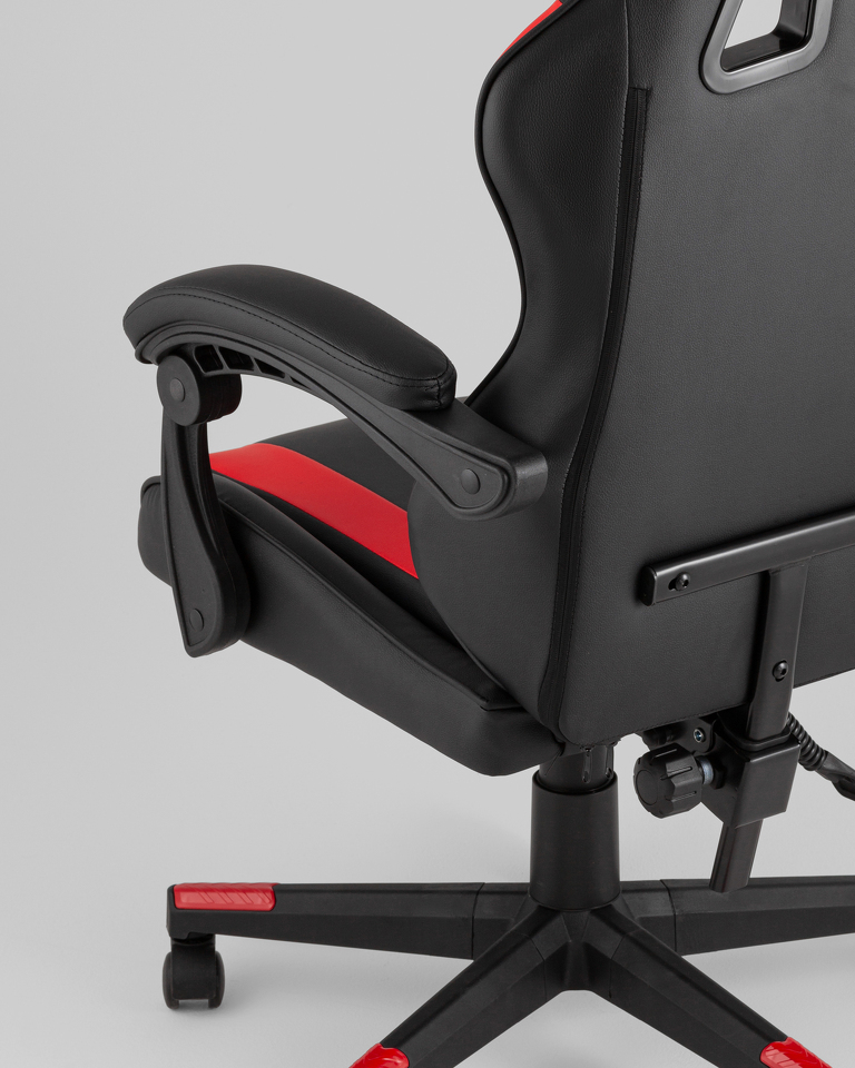 Фото №10  Кресло Кресло спортивное TopChairs Commander черно-красный