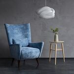 Превью фото №7  Кресло Top concept Кресло Дублин велюр синий