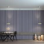 Превью фото №2  Подвесной светильник NOVOTECH 358895 OVER NT22 386 белый/золото Светильник накладной светодиодный, провод 2м IP20 LED 4000К 18W 220-240V PILZ