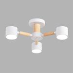 Превью фото №5  LUMION 8306/3C COMFI LN26 333 белый, металл/дерево Светильник потолочный GX53 LED 3*7W 220V VUDI