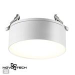 Превью фото №1  NOVOTECH 358752 SPOT NT21 449 белый Светильник встраиваемый светодиодный IP20 LED 24W 4000K 2100Лм 100-265V PROMETA