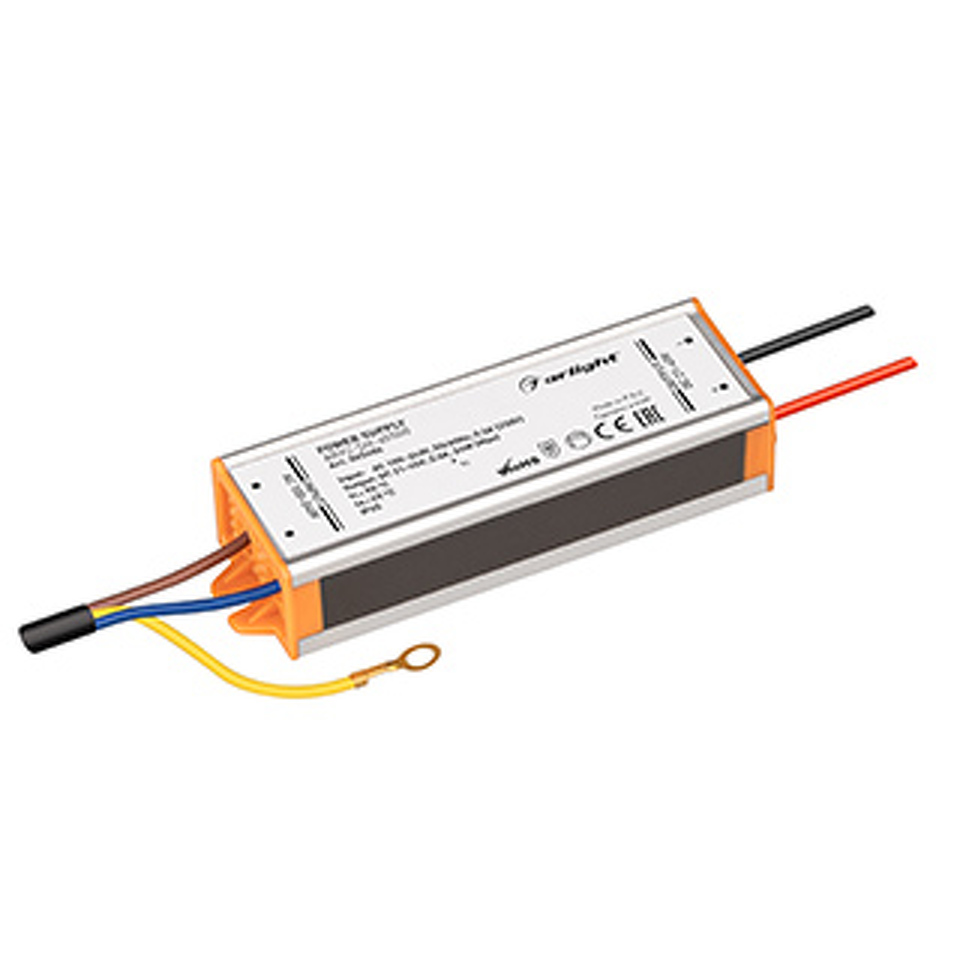 Фото №1  Arlight Блок питания ARPJ-SN-45500 (24W, 21-45V, 500mA) ( IP65 Металл, 3 года)