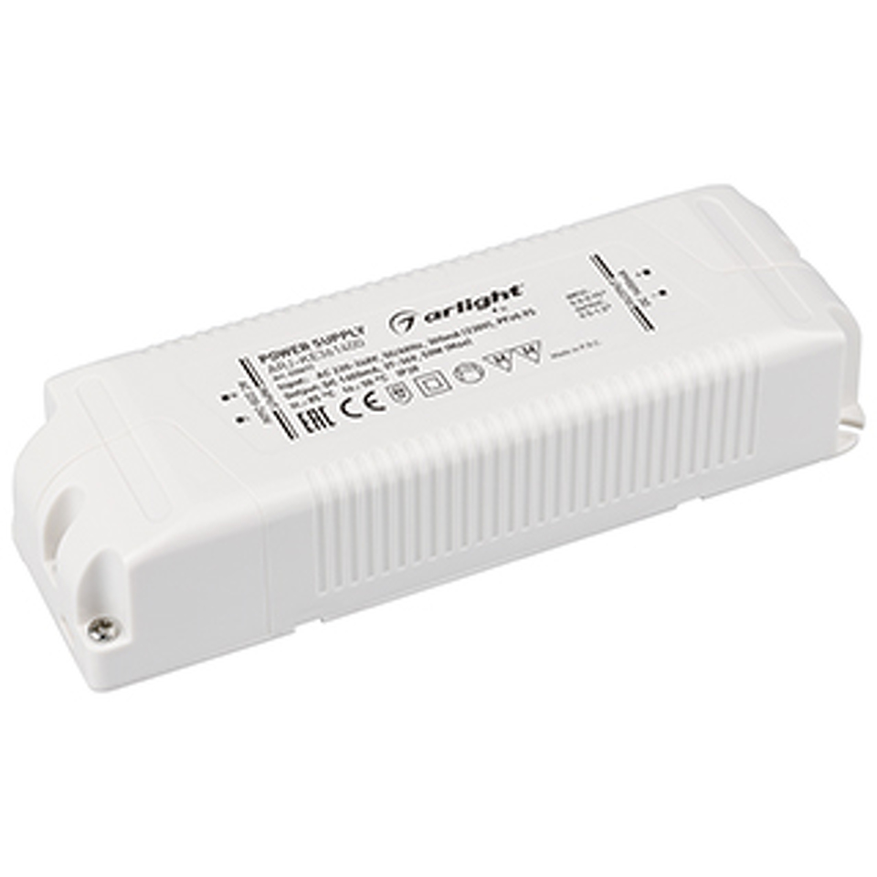 Фото №1  Arlight Блок питания ARJ-KE361400 (50W, 1400mA, PFC) ( IP20 Пластик, 5 лет)