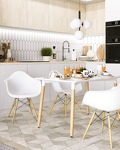 Превью фото №3  Стул Eames DAW белый