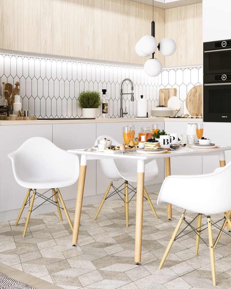 Фото №10  Стул Eames DAW белый