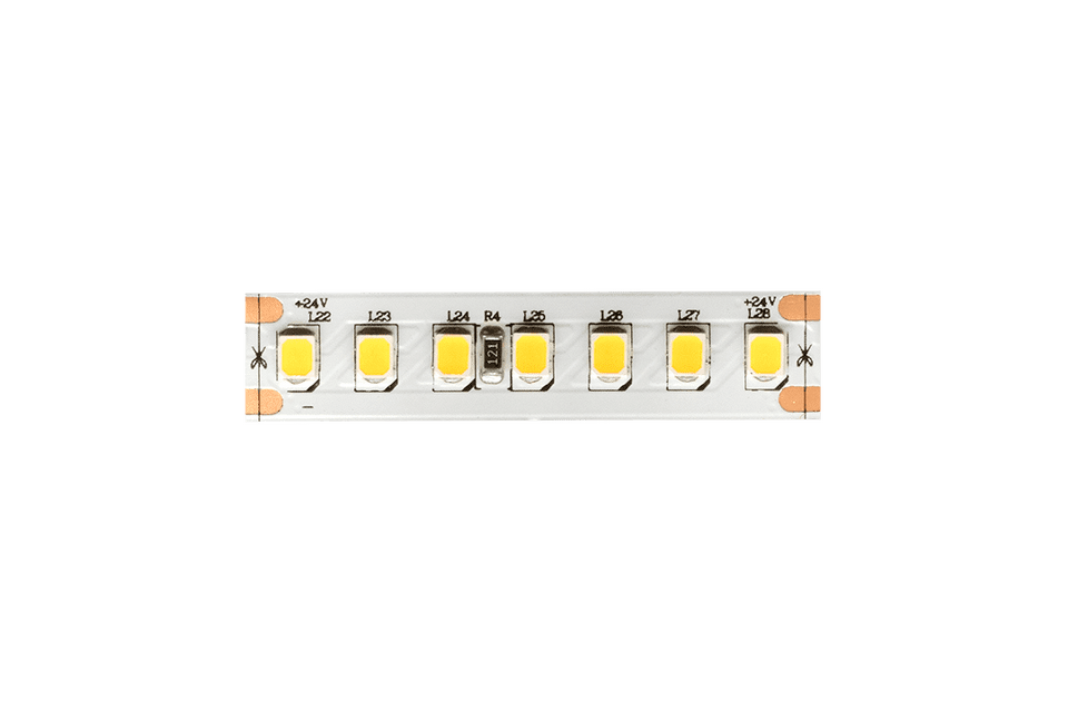 Фото №6  SWG PRO Лента светодиодная SMD 2835, 168 LED/м, 17,3 Вт/м, 24В , IP20, Теплый белый
