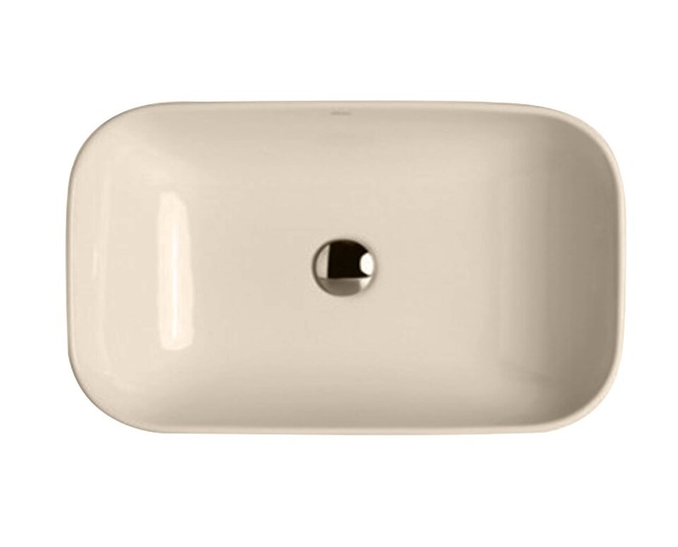 Фото №7  Раковина 40234 Althea Cover раковина накладная 58x35  Матовый бежевый Plus-Ton®