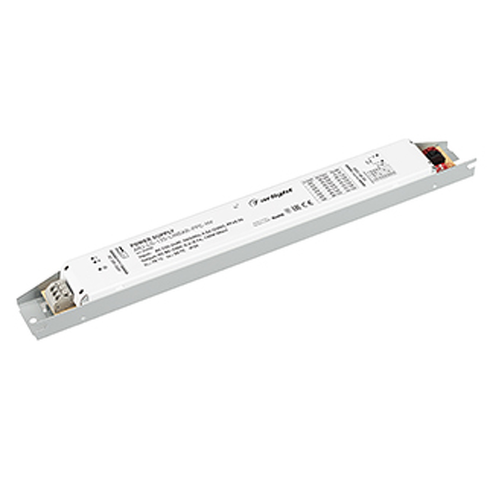 Фото №1  Arlight Блок питания ARJ-LG-120-LINEAR-PFC-HV (120W, 80-330V, 0.3-0.7A) ( IP20 Металл, 5 лет)