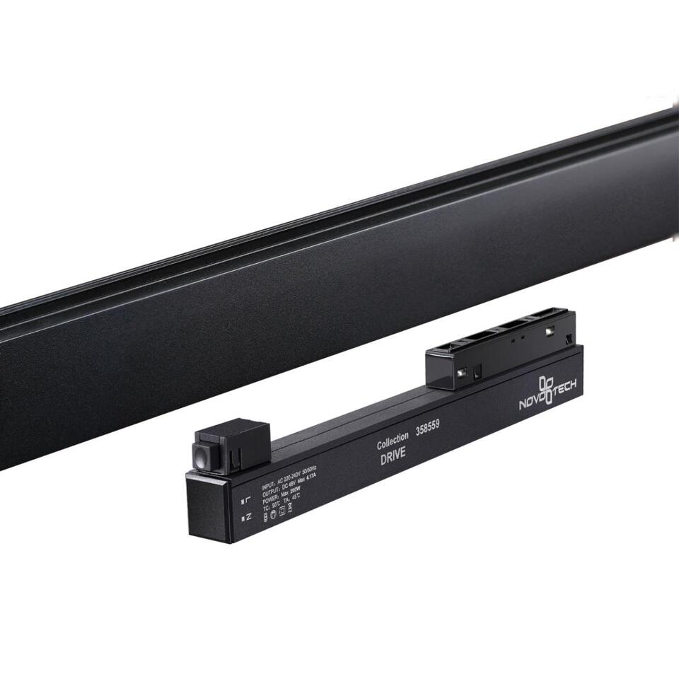 Фото №2  NOVOTECH 358559 DRIVE NT21 124 черный Драйвер IP20 200W 48V FLUM