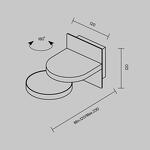Превью фото №8  Настенный светильник (бра) Maytoni MOD354WL-L12W3K