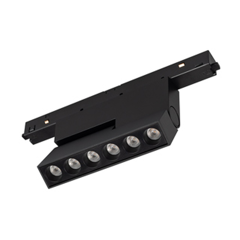 Фото №1  Arlight Светильник MAG-ORIENT-DOTS-FOLD-S195-6W Warm3000 (BK, 30 deg, 48V, DALI) ( IP20 Металл, 5 лет)