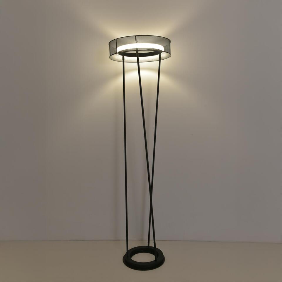 Фото №8  Торшер LUMION 8370/30FL LEDIO LN26 304 черный, металл/силикон Торшер LED 30W 3000/4000/6000K 220V ALVA