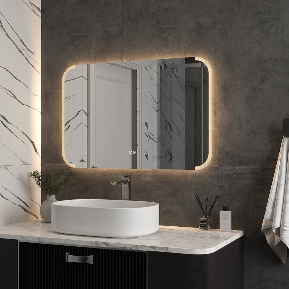 Фото №32  Teymi Зеркало Solli Luxor 1000х650, LED подсветка, сенсор, антипар T20403
