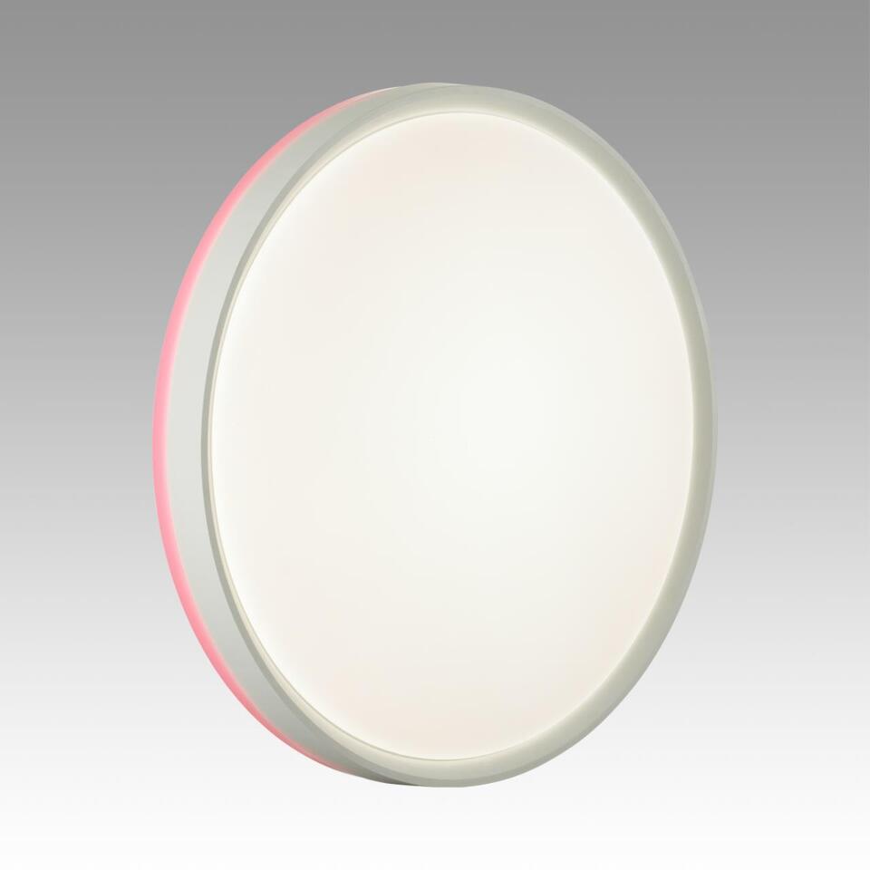 Фото №9  SONEX 7708/DL COLOR SN 154 Светильник пластик/белый/розовый LED 48Вт 4000К D420 IP43 KEZO PINK