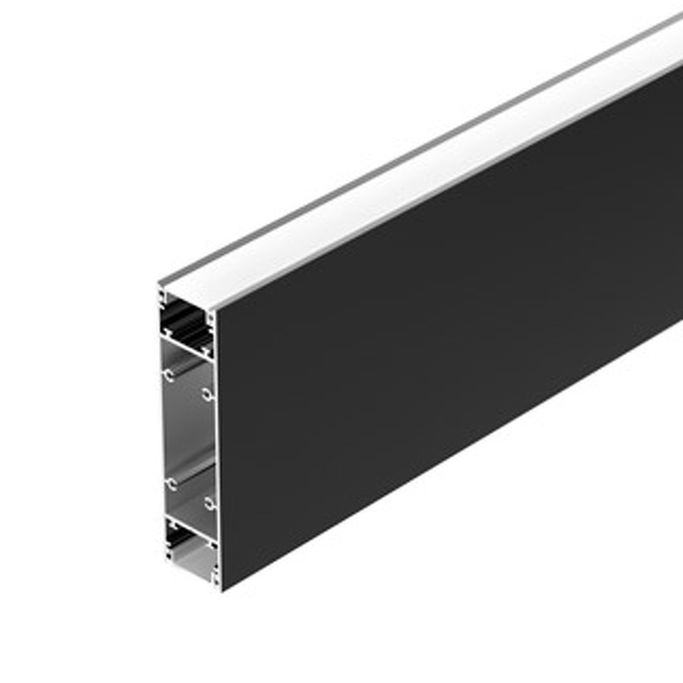Фото №1  Arlight Профиль SL-LINE-25100-DUAL-2500 BLACK ( Алюминий)