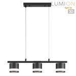 Превью фото №1  Подвесной светильник LUMION 8240/3 COMFI LN26 240 черный, металл/акрил Светильник подвесной LED GX53 3*7W 220V LANIKA