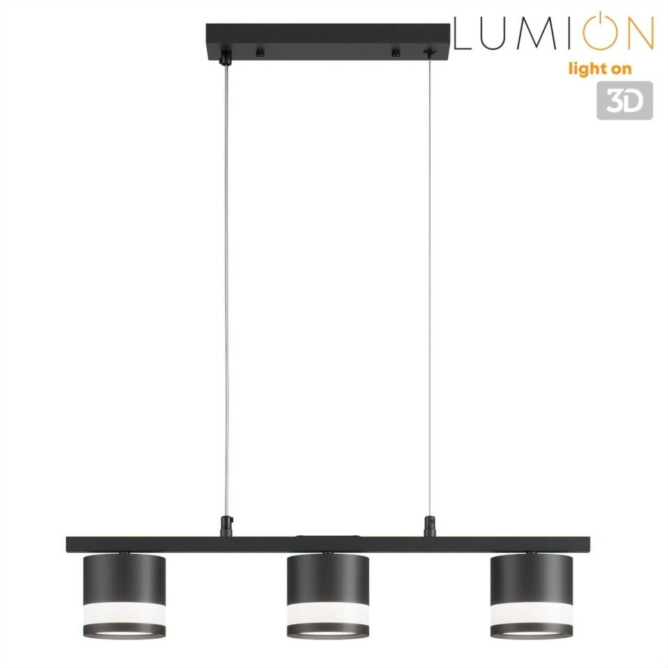 Фото №9  Подвесной светильник LUMION 8240/3 COMFI LN26 240 черный, металл/акрил Светильник подвесной LED GX53 3*7W 220V LANIKA