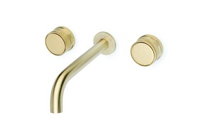 Фото Boheme Смеситель из стены PRESTIGE на 3 отв. MAT GOLD