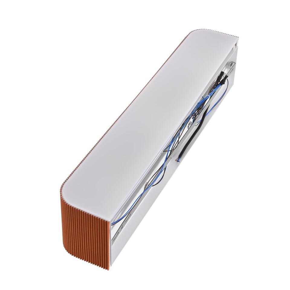 Фото №6  LUMION 8329/6W MODERNI LN26 426 белый/кирпичный, металл/текстиль/пластик Бра E14 LED 6*10W 220V GOFERA