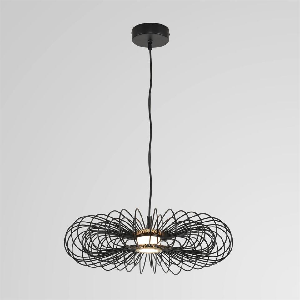 Фото №8  Подвесной светильник LUMION 8301/9L LEDIO LN26 297 черный, металл/акрил Подвес LED 9W 3000K 220V CAMOMILE