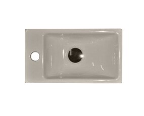 Фото 40216 Small раковина накладная 22x40,5 см  Матовый бетон Plus-Ton®