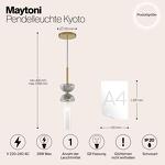 Превью фото №4  Подвесной светильник Подвесной светильник Maytoni MOD178PL-01GR