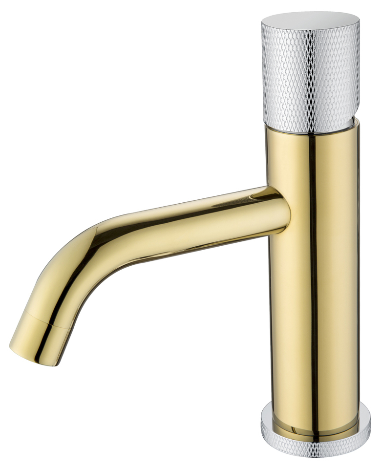 Фото №2  Boheme Смеситель STICK для умыв. низ. GOLD TOUCH CHROME_Комплект