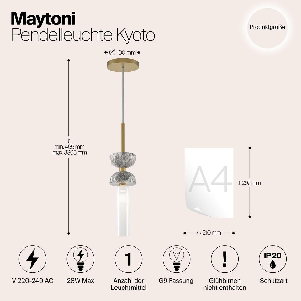 Фото №12  Подвесной светильник Подвесной светильник Maytoni MOD178PL-01GR