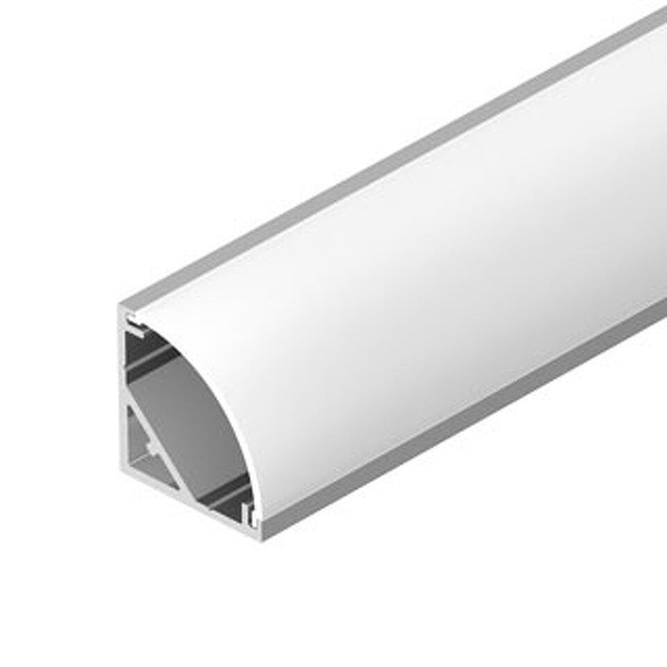 Фото №1  Arlight Профиль SL-KANT-H16-S10-2000 ANOD ( Алюминий)