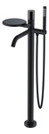 Превью фото №1  Boheme Смеситель STICK напольный BLACK DIAMOND BLACK