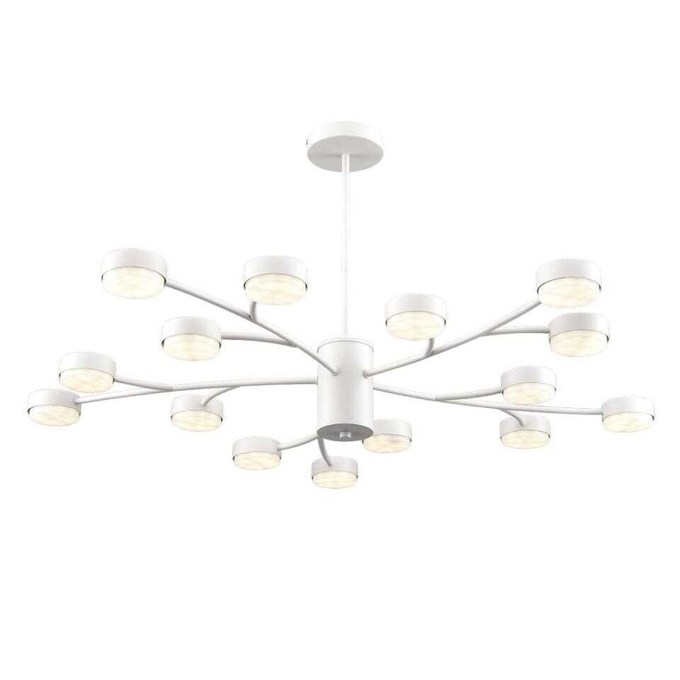 Фото №9  Люстра LUMION 8265/15 COMFI LN26 233 металл/металл белый/белый Люстра GX53 LED 15*7W 220V TORINA