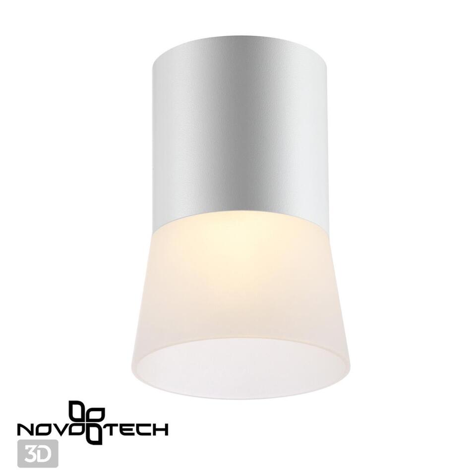 Фото №4  NOVOTECH 370901 OVER NT22 251 белый Светильник накладной IP20 GU10 9W 220V ELINA
