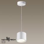 Превью фото №1  Подвесной светильник NOVOTECH 358793 OVER NT21 356 белый Светильник накладной светодиодный, длина провода 2м IP20 LED 15W 4000K 1600Лм 110-265V BIND