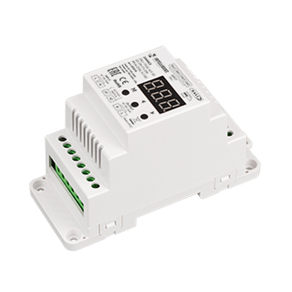 Фото №1  IARL INTELLIGENT ARLIGHT Диммер DALI-TRIAC-601-82-D2-DRI-PS-DIN White (230V, 1x1.5A) ( IP20 Пластик, 5 лет)