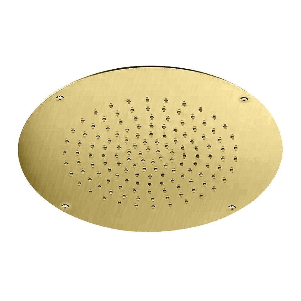 Фото №5  SF053AXX AQUAelite Pop/INstile верхний душ потолочного крепления с 1 режимом, 400 мм Золото шлифованное, 27Q