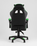 Превью фото №5  Кресло спортивное TopChairs Shadow черно-зеленый