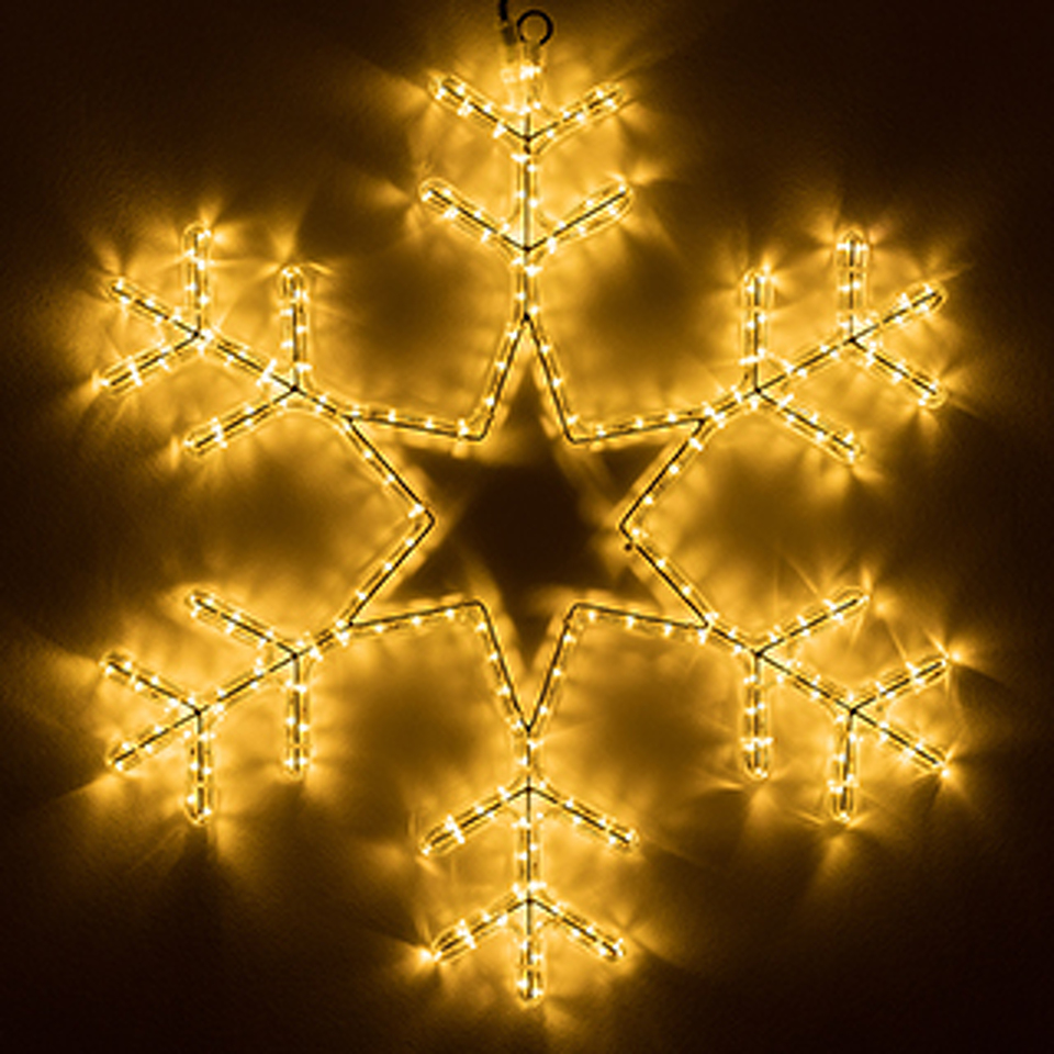 Фото №1  Ardecoled Фигура светодиодная ARD-SNOWFLAKE-M4-750x750-324LED Warm (230V, 18W) ( IP65)